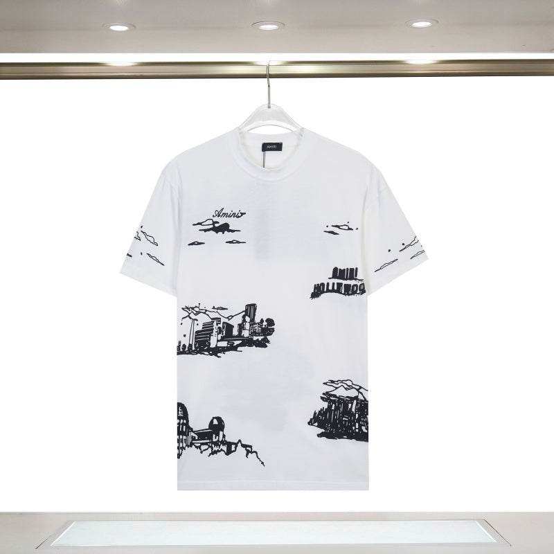 SOWO- AMIRI Fashion T-shirt