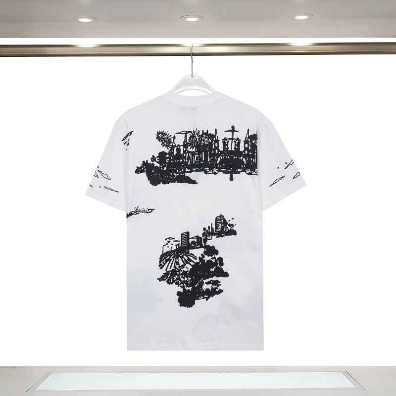 SOWO- AMIRI Fashion T-shirt