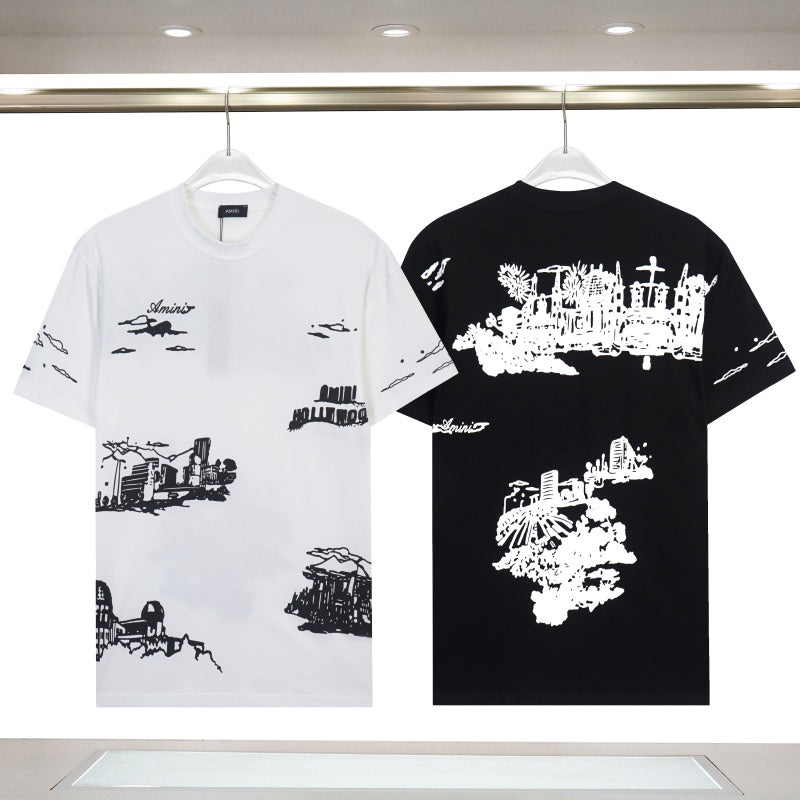 SOWO- AMIRI Fashion T-shirt