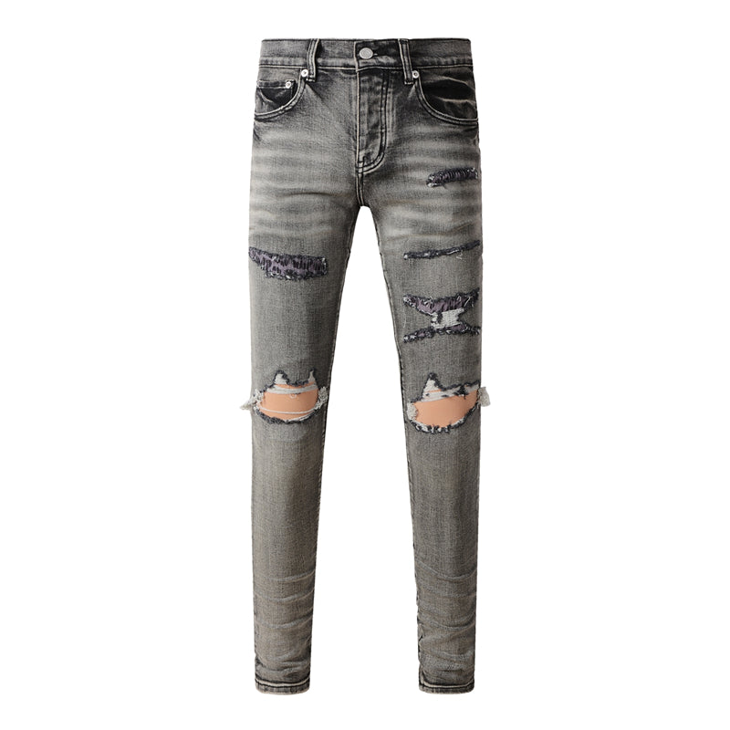 SOWO-PURPLE Fashion Jeans 9068